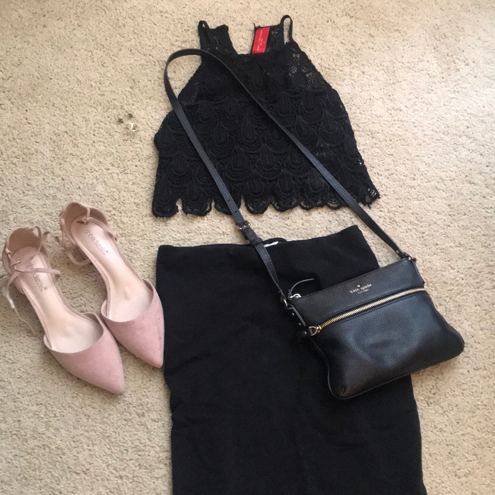 Akira Chicago black crop top